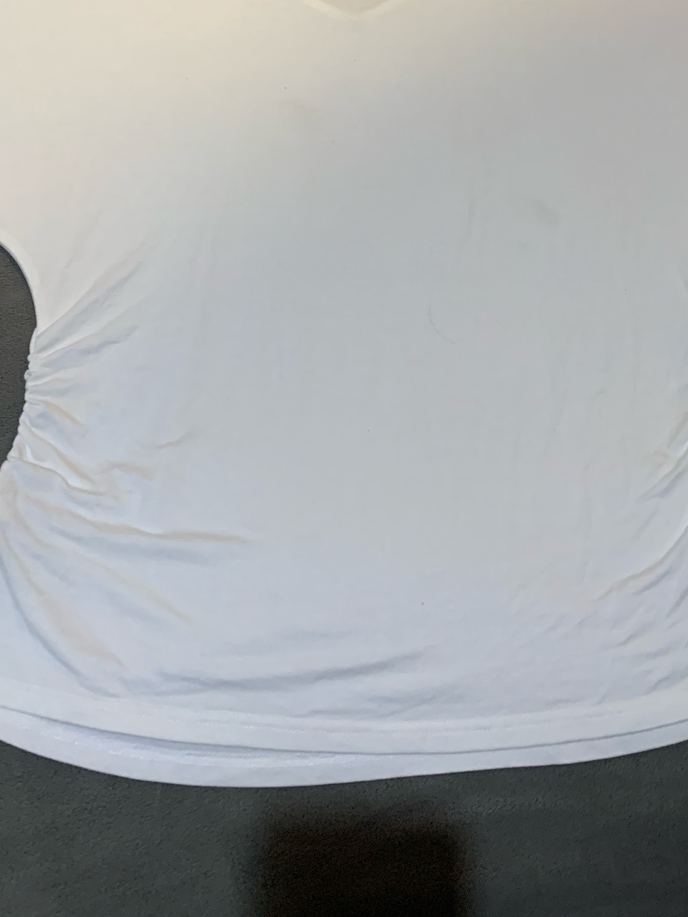 Everyday Scoop Neck Short Sleeve Tee in White